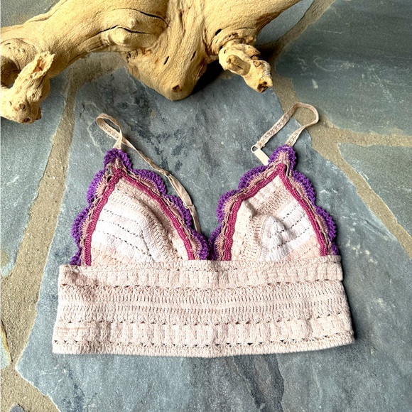 Free People Another Weekend Longline Bralette in Soft Pink - Picture 11 of 13